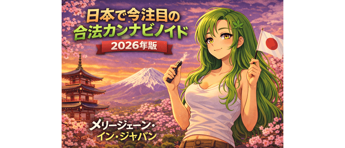 日本で今注目の合法カンナビノイド5選（2026年ガイド）