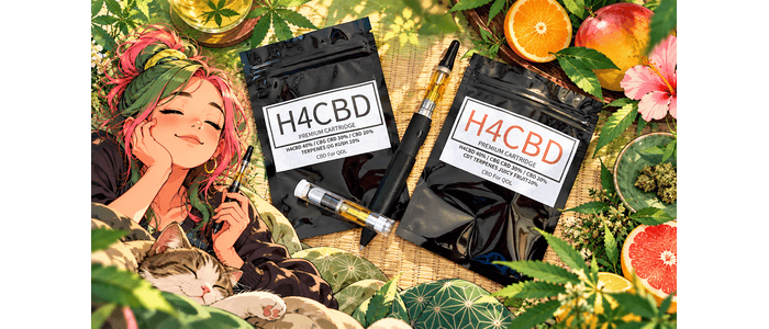 レビュー：CBD for QOL H4CBD – Juicy Fruit vs OG Kush